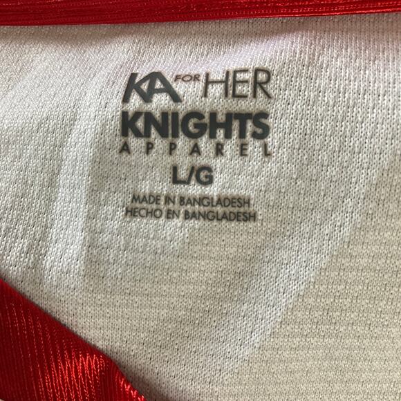 UNLV Rebels Jersey Hey Reb Womens Large White Red - Picture 4 of 14